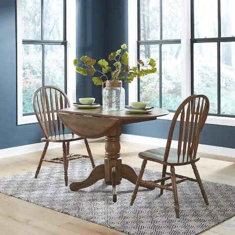 Carolina Crossing Antique Honey 3 Piece Drop Leaf Set