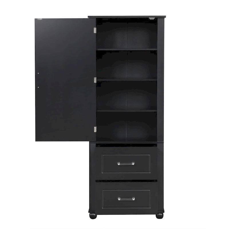 Tall Bathroom Storage Cabinet,Freestanding Storage Cabinet