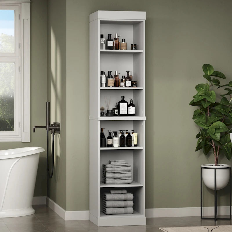 100% Solid Wood 16.5 Bathroom Cabinet with Optional Doors by Palace Imports