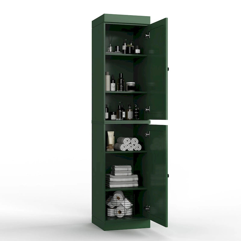 100% Solid Wood 16.5 Bathroom Cabinet with Optional Doors by Palace Imports