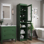 100% Solid Wood 16.5 Bathroom Cabinet with Optional Doors by Palace Imports