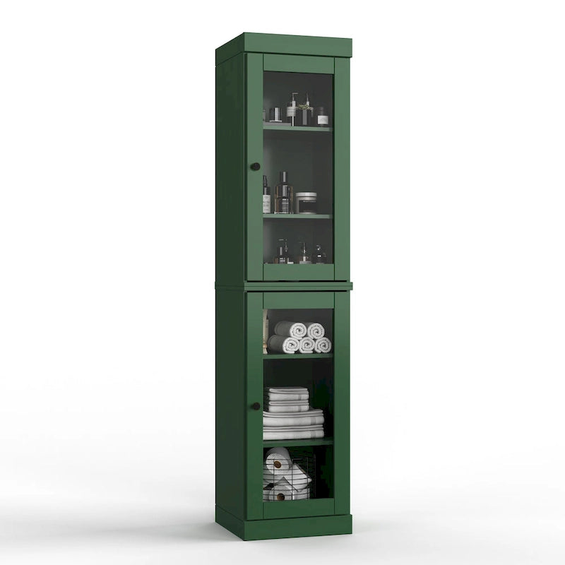 100% Solid Wood 16.5 Bathroom Cabinet with Optional Doors by Palace Imports