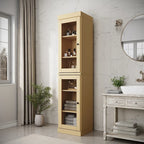 100% Solid Wood 16.5 Bathroom Cabinet with Optional Doors by Palace Imports