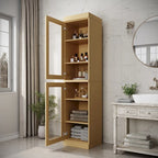 100% Solid Wood 16.5 Bathroom Cabinet with Optional Doors by Palace Imports