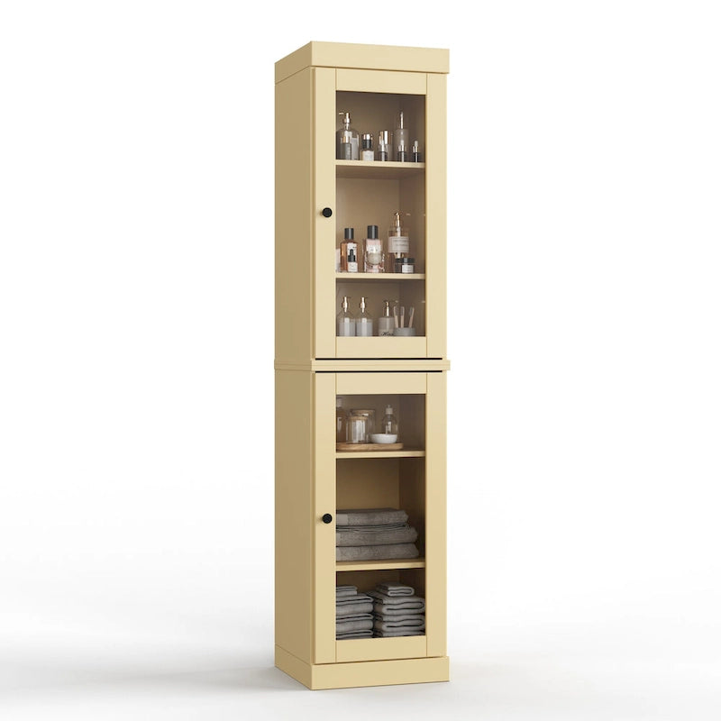 100% Solid Wood 16.5 Bathroom Cabinet with Optional Doors by Palace Imports
