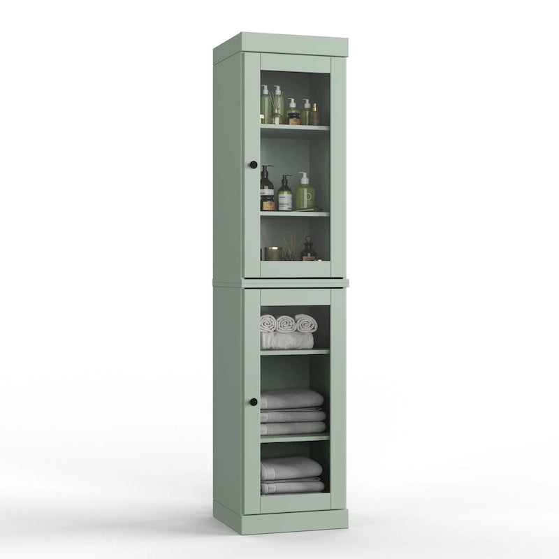 100% Solid Wood 16.5 Bathroom Cabinet with Optional Doors by Palace Imports