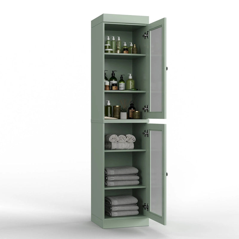 100% Solid Wood 16.5 Bathroom Cabinet with Optional Doors by Palace Imports