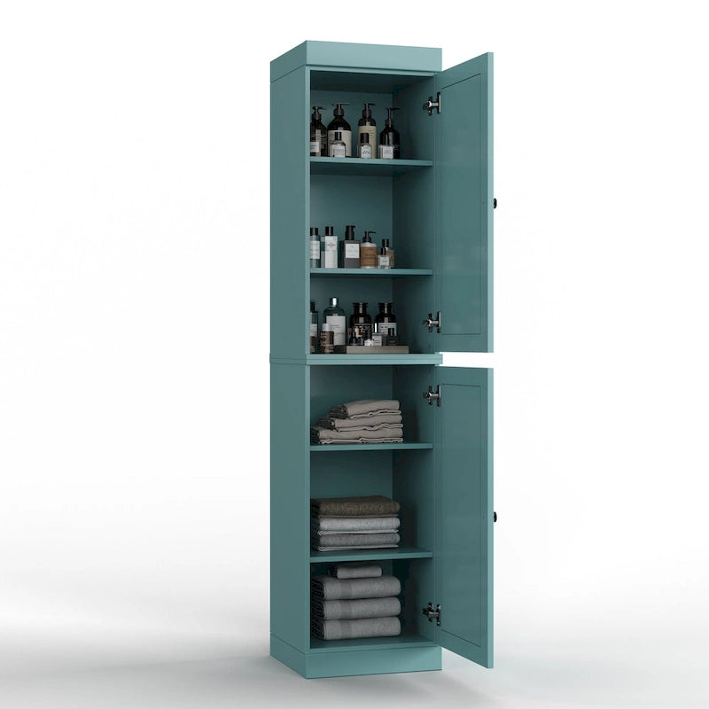 100% Solid Wood 16.5 Bathroom Cabinet with Optional Doors by Palace Imports