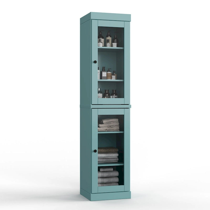 100% Solid Wood 16.5 Bathroom Cabinet with Optional Doors by Palace Imports