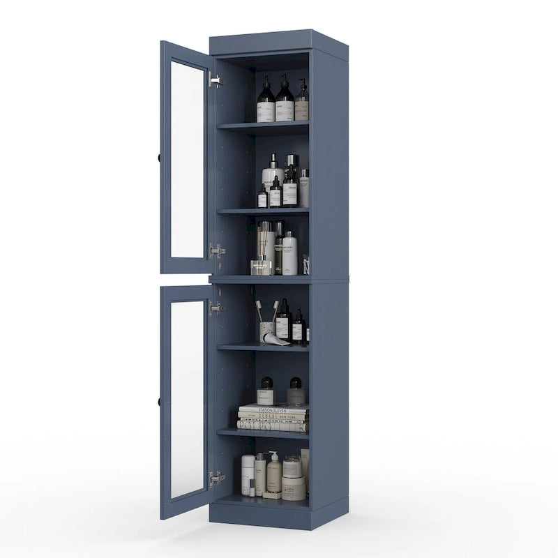 100% Solid Wood 16.5 Bathroom Cabinet with Optional Doors by Palace Imports