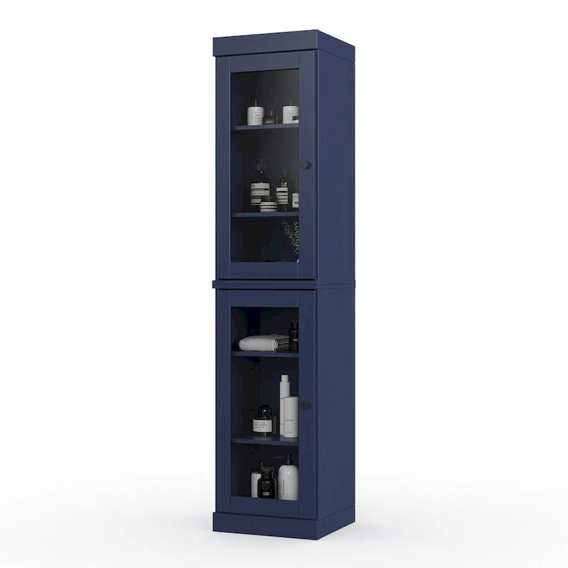 100% Solid Wood 16.5 Bathroom Cabinet with Optional Doors by Palace Imports