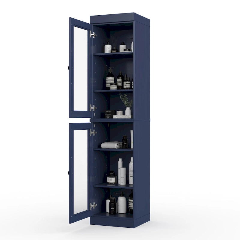100% Solid Wood 16.5 Bathroom Cabinet with Optional Doors by Palace Imports
