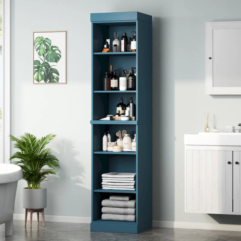 100% Solid Wood 16.5 Bathroom Cabinet with Optional Doors by Palace Imports