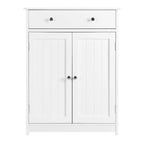 Yaheetech Free Standing Bathroom Cabinet with 1 Drawer 2 Doors