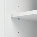 Tall and Wide Storage Cabinet with Doors and Three Drawers