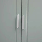 Tall and Wide Storage Cabinet with Doors and Three Drawers