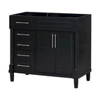 36 Wood Bathroom Vanity with Drawers and Adjustable Shelf (No Sink)