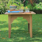 Sonoma Lane Amherst 3pc Teak Outdoor Chat Set with Zippered Cushions