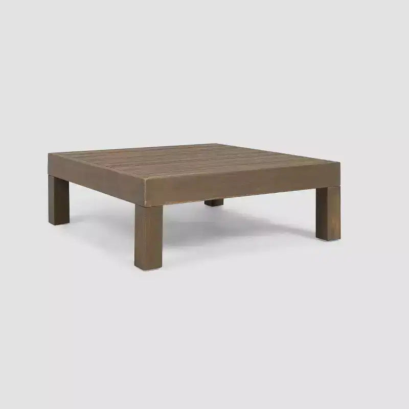 Christopher Knight Home Brava 4pc Wood Patio Chat Set with Cushions