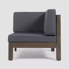 Christopher Knight Home Brava 4pc Wood Patio Chat Set with Cushions