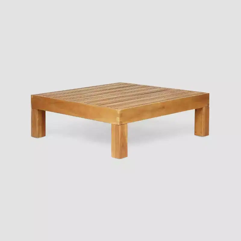 Christopher Knight Home Brava 4pc Wood Patio Chat Set with Cushions