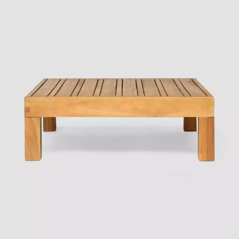 Christopher Knight Home Brava 4pc Wood Patio Chat Set with Cushions
