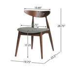 CHAIR (Set of 2), MID-CENTURY DESIGN, for living room