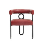 Chaises de salle à manger d'appoint modernes rembourrées en tissu chenille pour le salon (lot de 2)