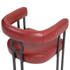 Chaises de salle à manger d'appoint modernes rembourrées en tissu chenille pour le salon (lot de 2)