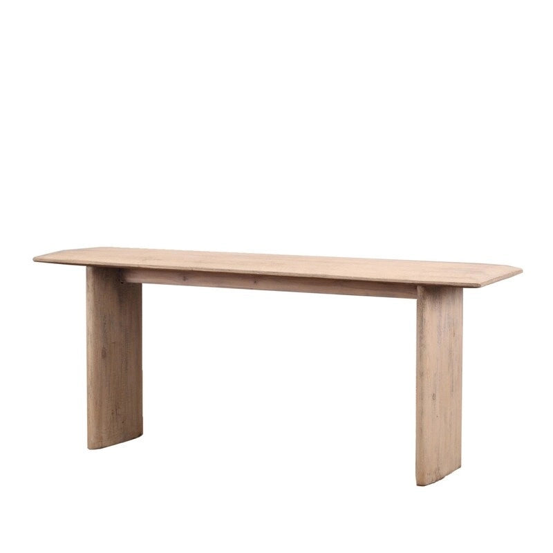 Console Atrani 78 po en bois patiné naturel