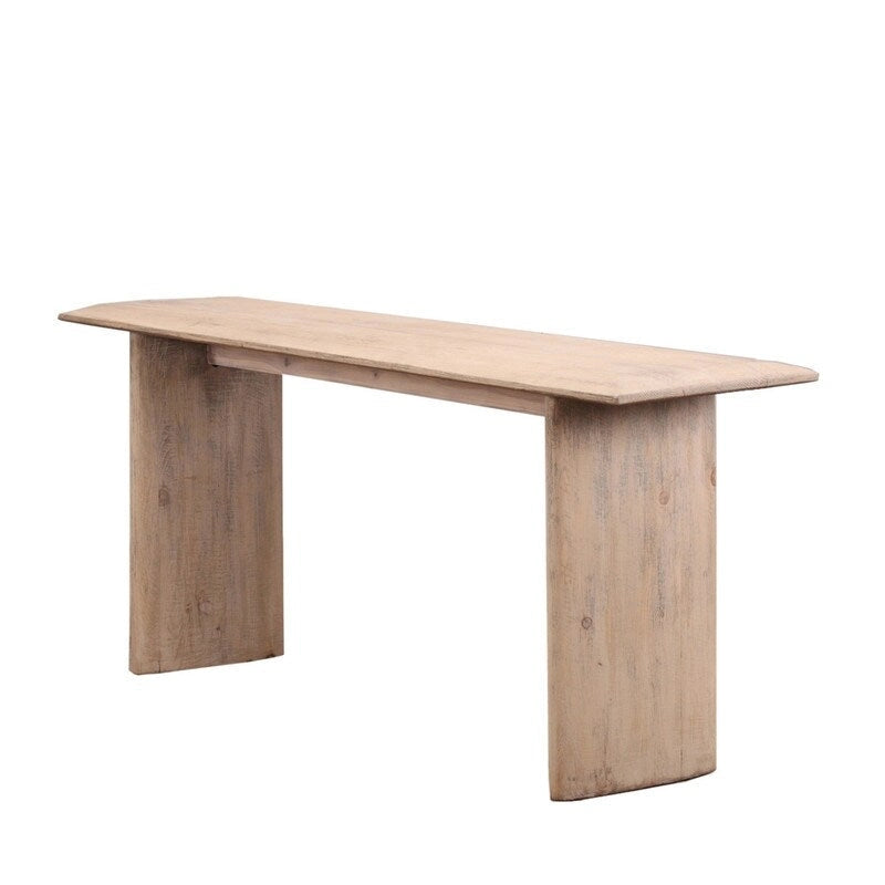 Console Atrani 78 po en bois patiné naturel