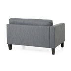 Comfy 3-Seat Sofa with Wooden Legs, Modern Style for Living Room and Study