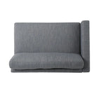 Comfy 3-Seat Sofa with Wooden Legs, Modern Style for Living Room and Study