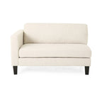 Comfy 3-Seat Sofa with Wooden Legs, Modern Style for Living Room and Study