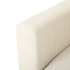 Comfy 3-Seat Sofa with Wooden Legs, Modern Style for Living Room and Study