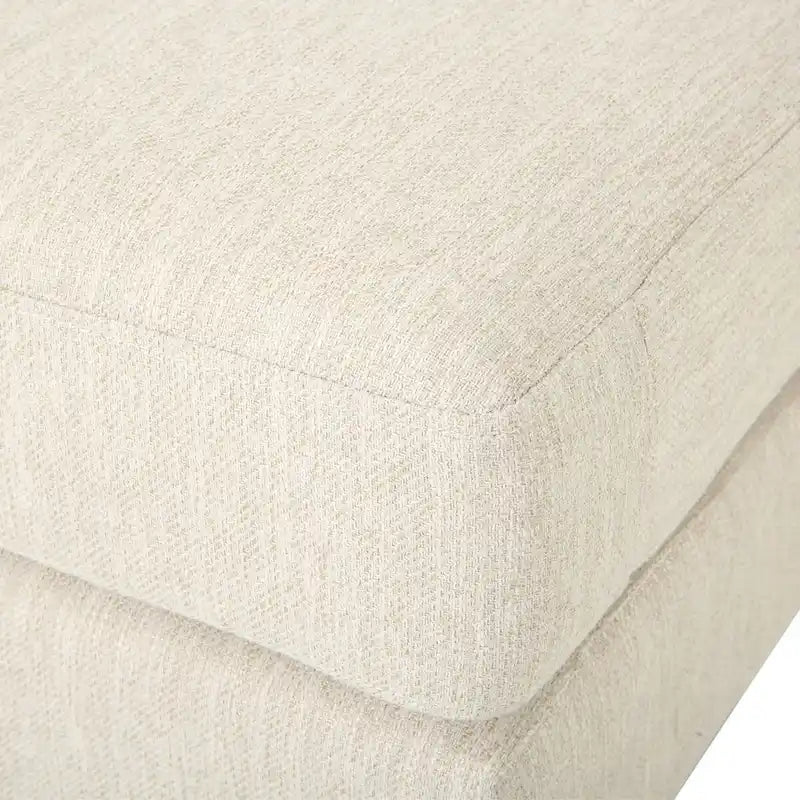 Comfy 3-Seat Sofa with Wooden Legs, Modern Style for Living Room and Study