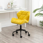 Diamond Tufted Adjustable Swivel Office Chair for Office Room