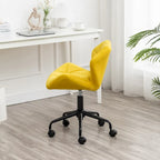 Diamond Tufted Adjustable Swivel Office Chair for Office Room