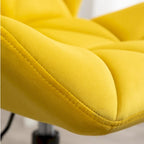 Diamond Tufted Adjustable Swivel Office Chair for Office Room