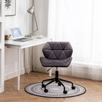 Diamond Tufted Adjustable Swivel Office Chair for Office Room