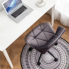 Diamond Tufted Adjustable Swivel Office Chair for Office Room