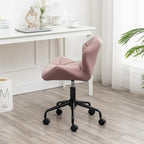 Diamond Tufted Adjustable Swivel Office Chair for Office Room