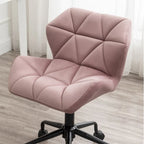 Diamond Tufted Adjustable Swivel Office Chair for Office Room