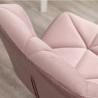 Diamond Tufted Adjustable Swivel Office Chair for Office Room
