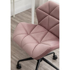 Diamond Tufted Adjustable Swivel Office Chair for Office Room