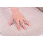 Chaise de bureau jambes croisées, Chaise de bureau large et confortable, Sans roulettes, Sans accoudoirs, pivotante et réglable en hauteur