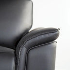 Furniture of America Marty Modern Leather Match Manual Recliner