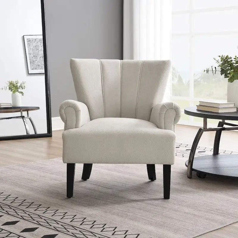Chaises de salon d'appoint en tissu moderne