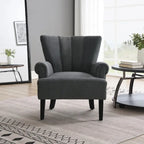 Chaises de salon d'appoint en tissu moderne