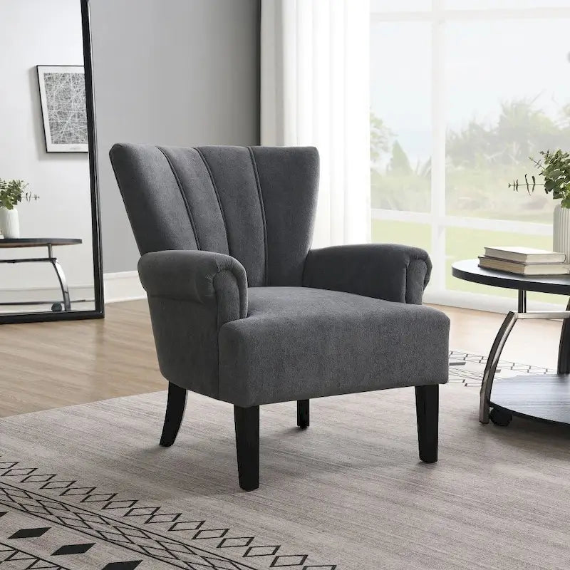 Chaises de salon d'appoint en tissu moderne